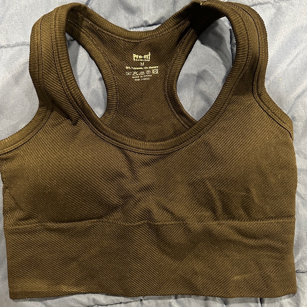 Pro-Fit Black Sports Bra - Medium